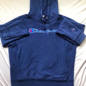BLUE CHAMPION HOODIE